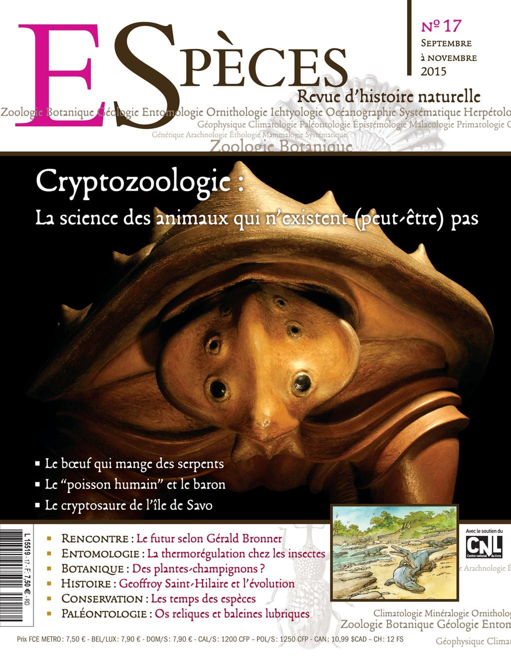 especes couverture numero17