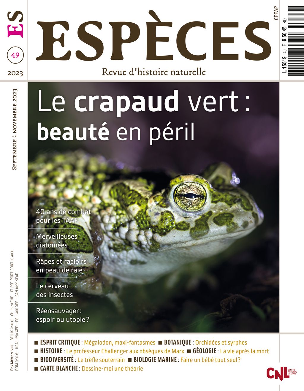 especes couverture numero49